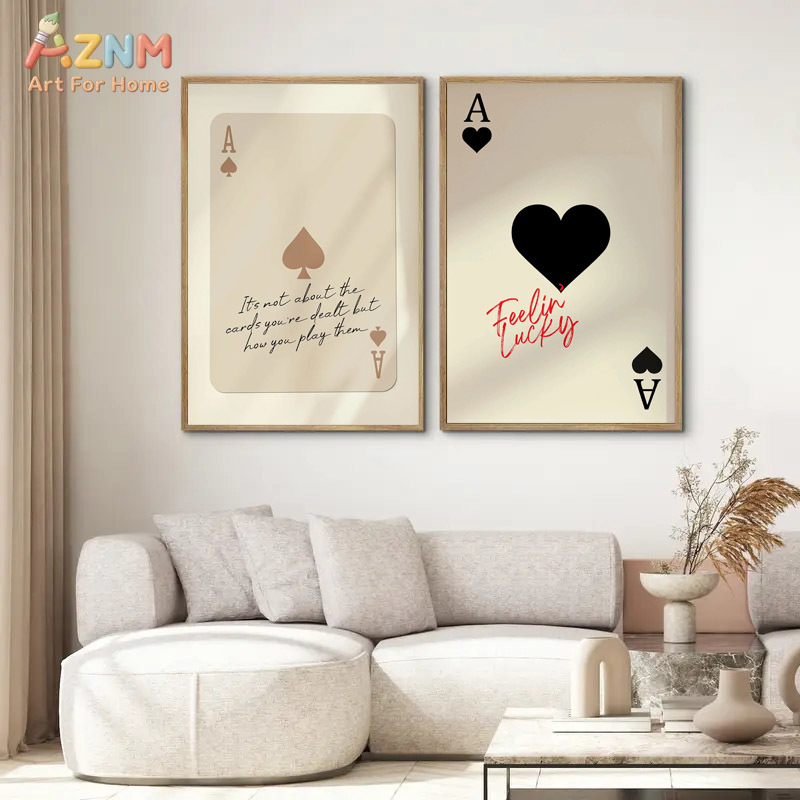Retro Gaming Art - AZNM Ace of Spades Feeling Lucky