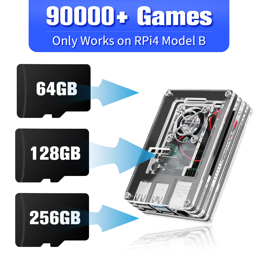 Memory Card Ps1 - การ์ดเกมสำหรับราสเบอร์รี่พาย 4 รุ่น B การ์ดหน่วยความจำ TF
