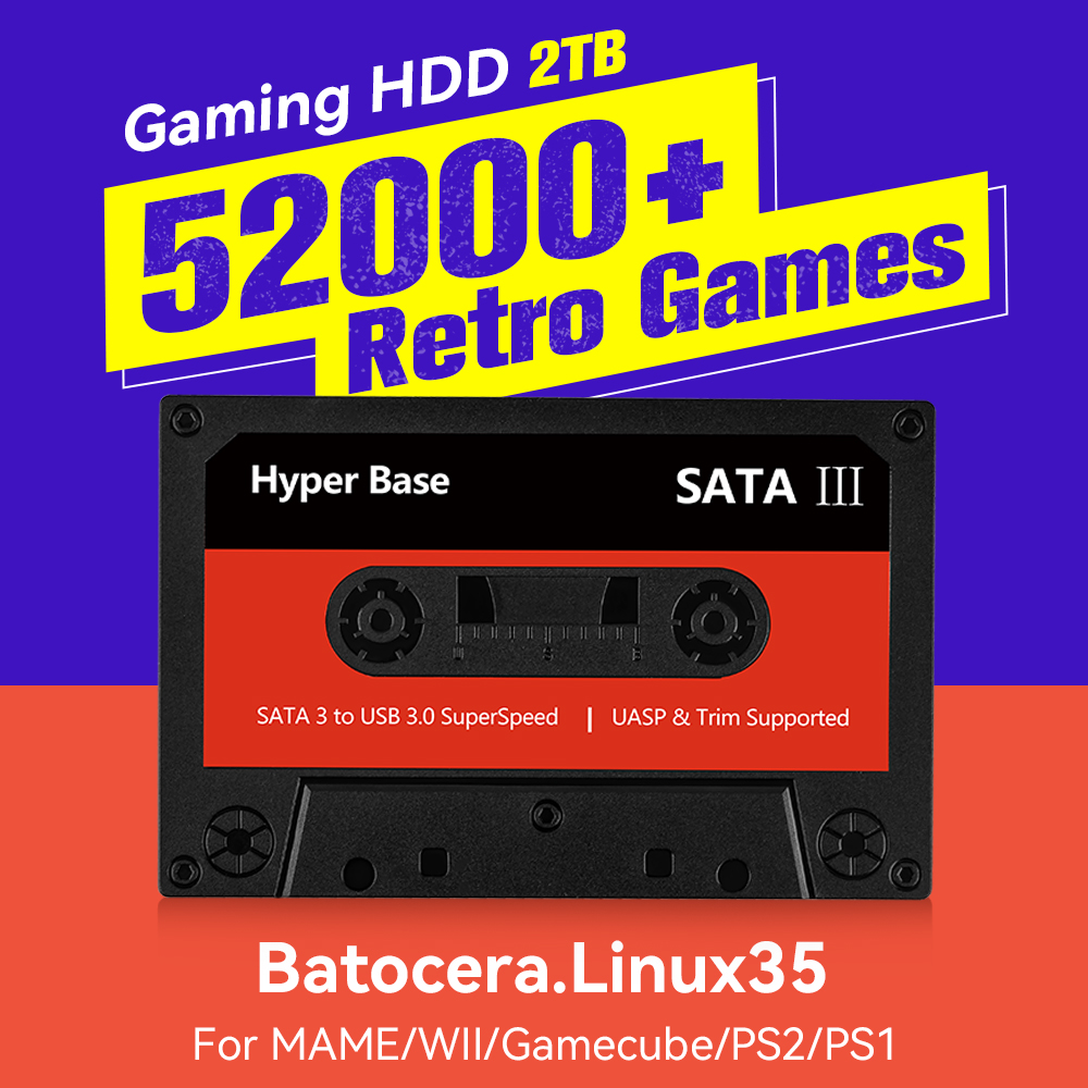 Retro Gaming For Windows - บาโตเซรา 500GB/2TB เครื่องเล่นเกมย้อนยุค พร้อมเกมมากกว่า 52000 เกม