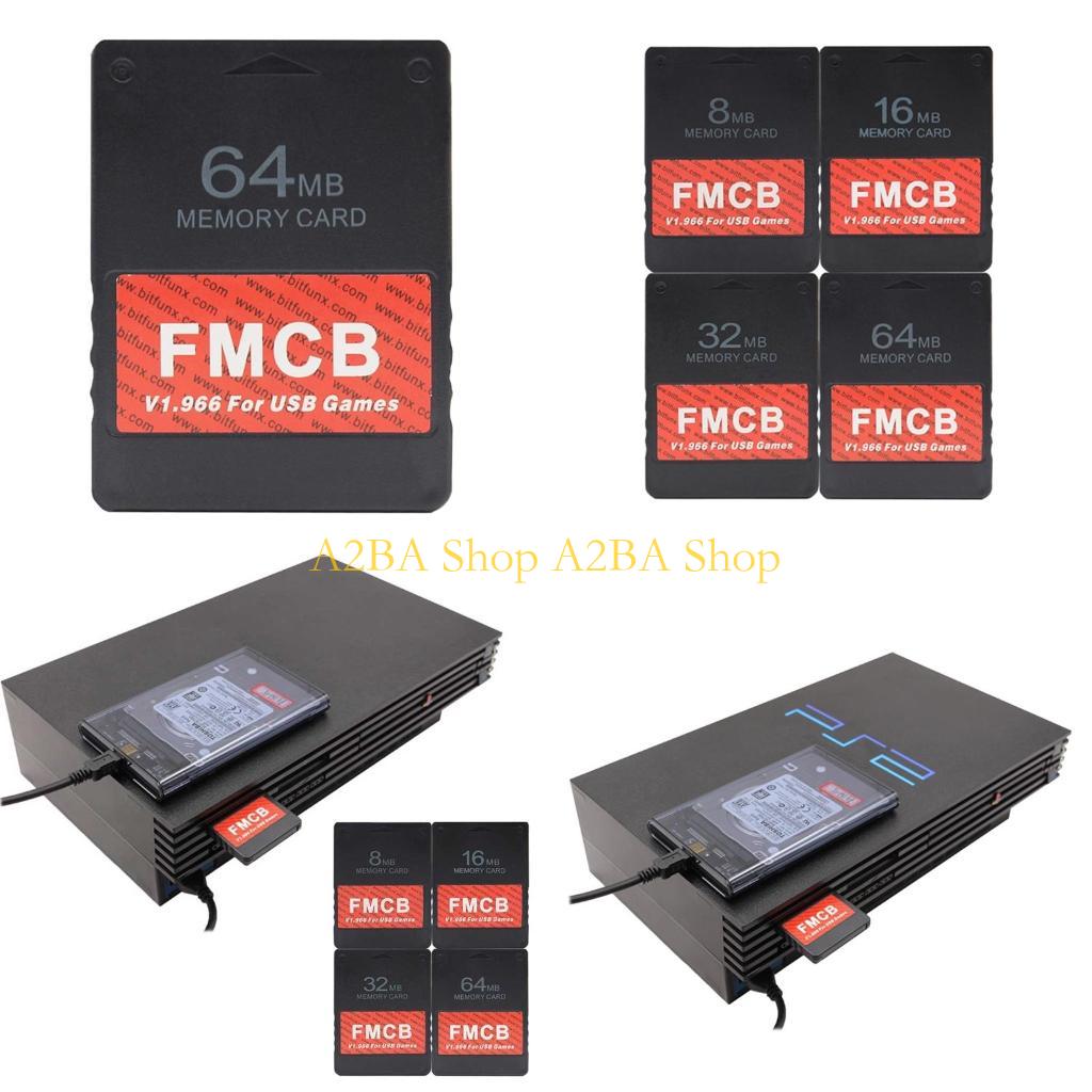 Memory Card Ps1 - A2BA FMCB การ์ดเกมฟรี V1.966 สำหรับ PS1