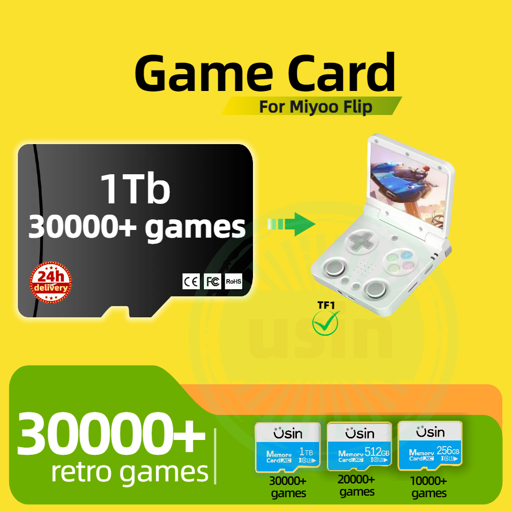 Memory Card Ps1 - การ์ดเกมสําหรับ Miyoo Flip 30000 + Retro