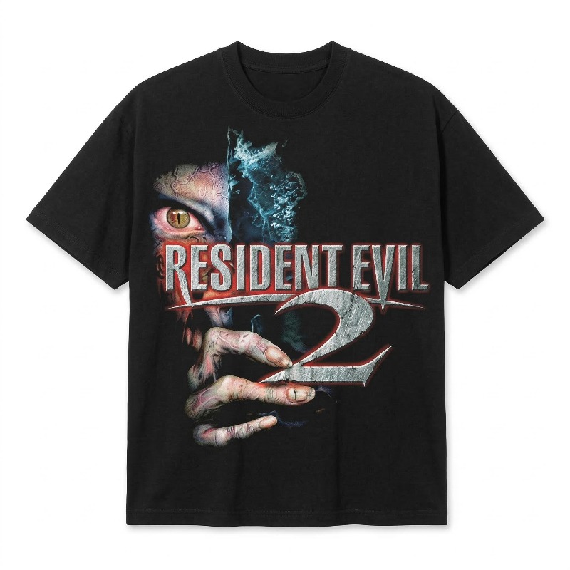 Retro Gaming Aesthetic - เสื้อยืดเกมสยองขวัญแนวเอาชีวิตรอดสไตล์เรโทร เสื้อยืดแฟนคลับเรซิเดนต์อีวิล เสื้อยืดผู้ชาย เสื้อยืดลำลองฤดูร้อนใหม่ เสื้อยืดยูนิเซ็กส์ Y2K