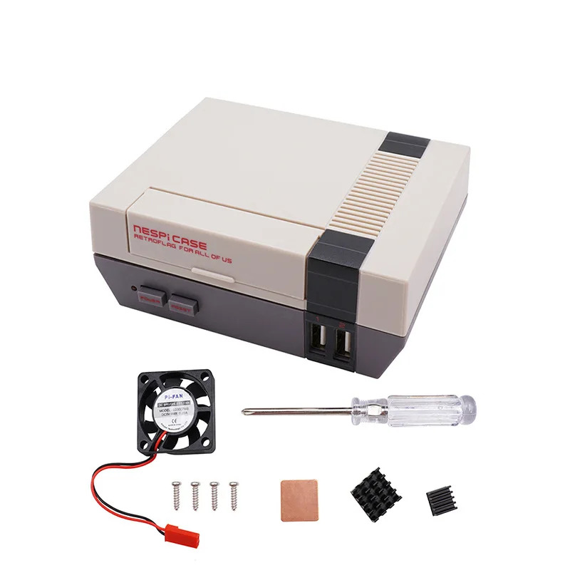 Raspberry Pi Retropie - เคสเนสปี+ ใช้ได้กับราสเบอร์รี่ พาย 1/2/3 รุ่น B+