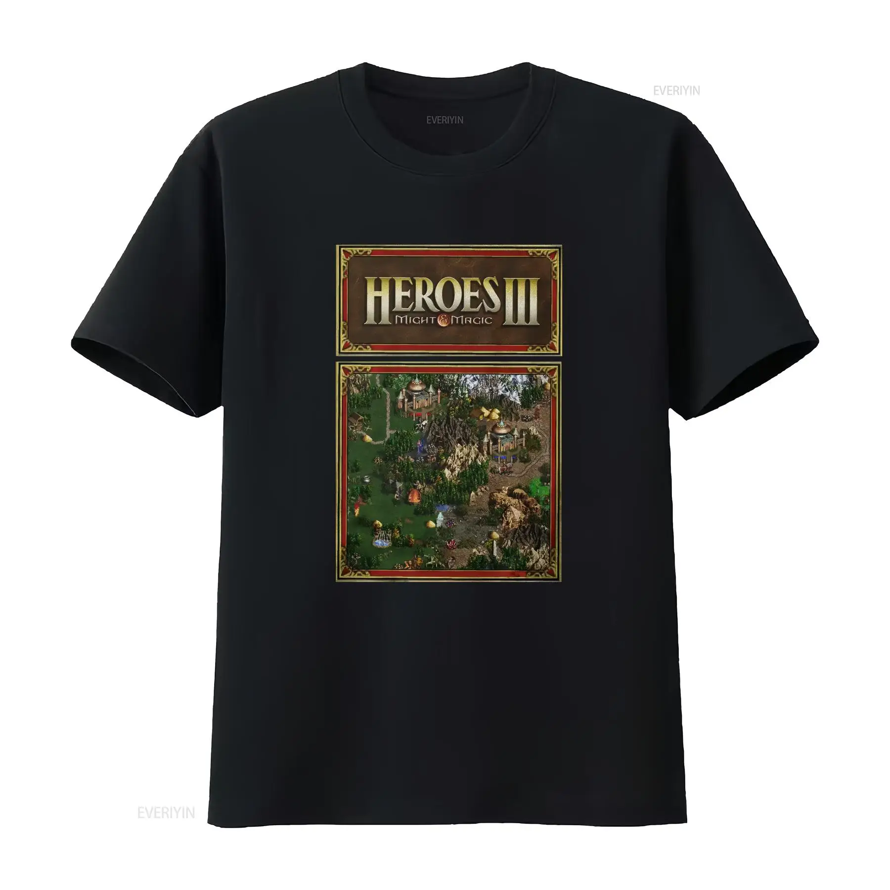 Retro Gaming Aesthetic - เสื้อยืด Heroes Map of Might And