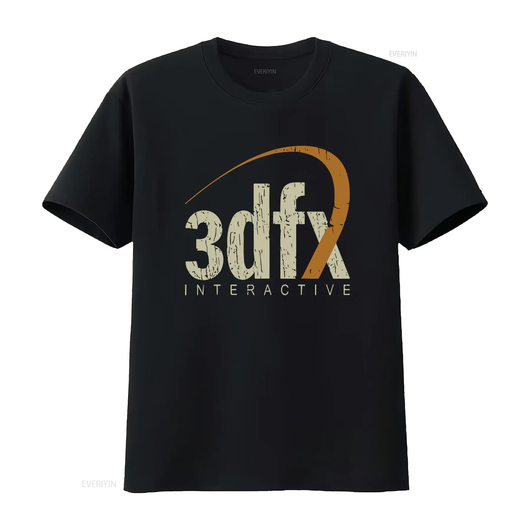 Retro Gaming Shirt - เสื้อยืดผู้ชายลายกราฟิก 3dfx Interactive รุ่นปี 1994 สไตล์เรโทรเกมมิ่ง