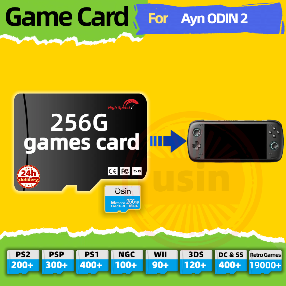 Memory Card Ps1 - การ์ดเกมสําหรับAyn Odin 2 Odin2 Portal TF