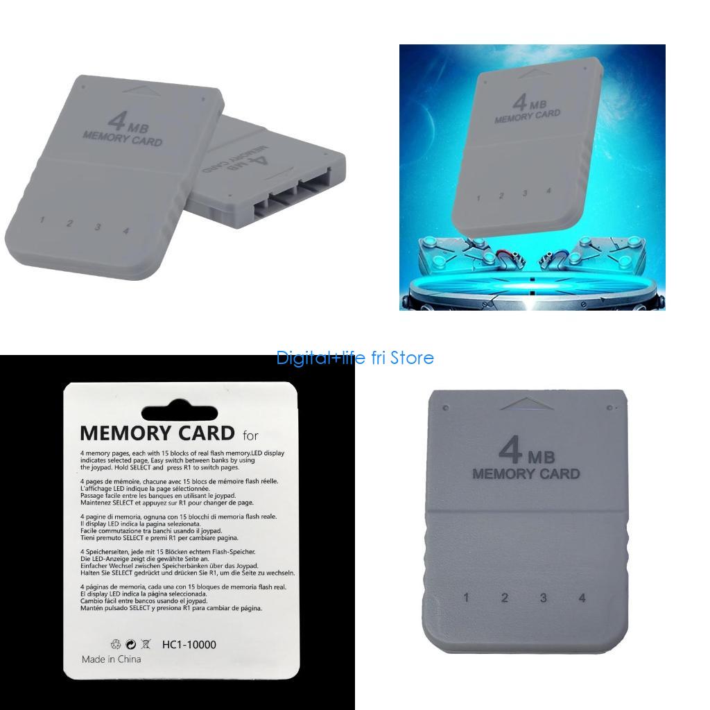 Memory Card Ps1 - E06D น้ำหนักเบา 4MB 4Mega สำหรับคอนโซลเกม PS1