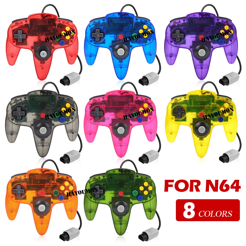 Retro Gaming Joystick - ใหม่แบบมีสายGamepadสําหรับN64 คอนโซลControllerสําหรับN64 Classicจอยสติ๊กสําหรับคอนโซลเกมRetro ControllerสําหรับN64 Gaming Accessor