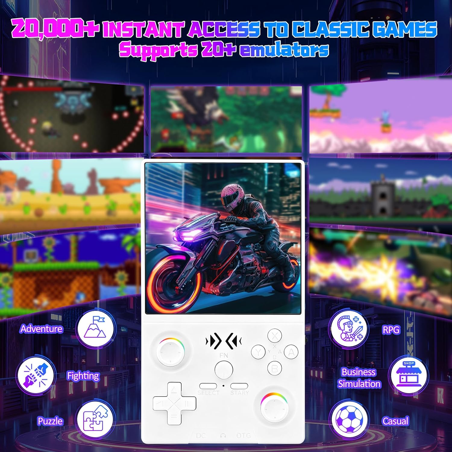 FLLBW XF40V เรโทรคอนโซลเกมพกพา - Retro Gaming Joystick บทวิจารณ์และราคา