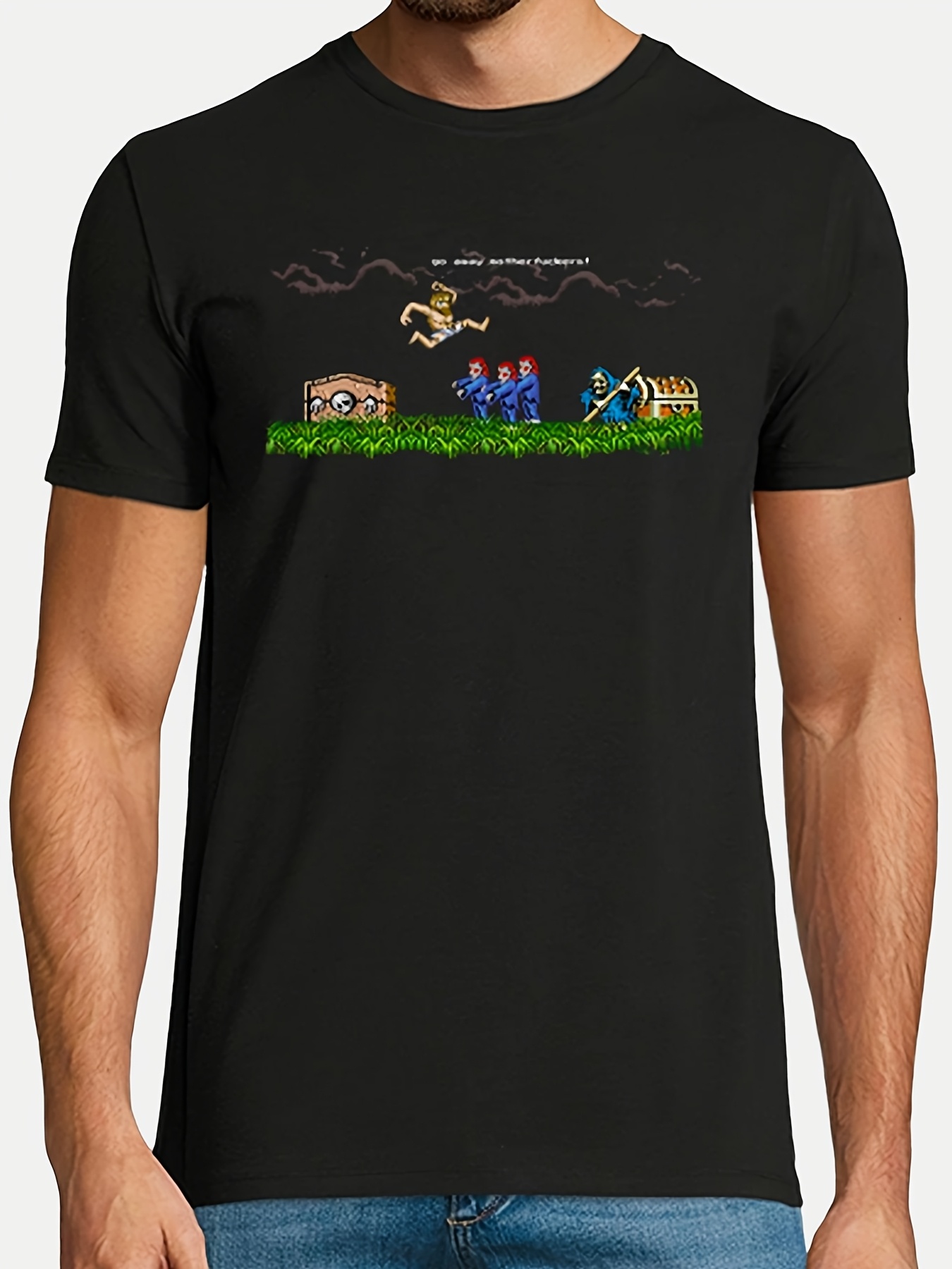 เสื้อยืดลายกราฟิกพิกเซลสไตล์เร - Retro Gaming Art บทวิจารณ์และราคา