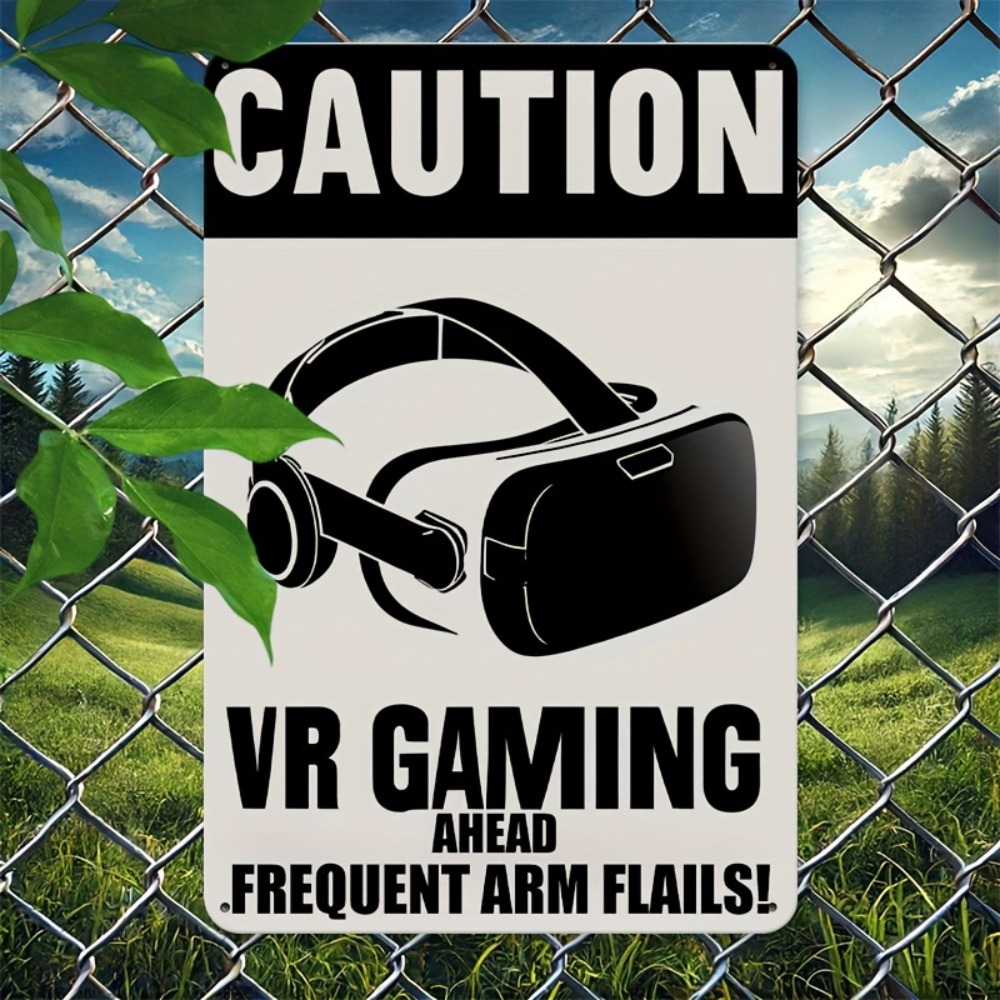 ป้ายโลหะเตือนความปลอดภัยสำหรับ - Retro Gaming In Vr บทวิจารณ์และราคา