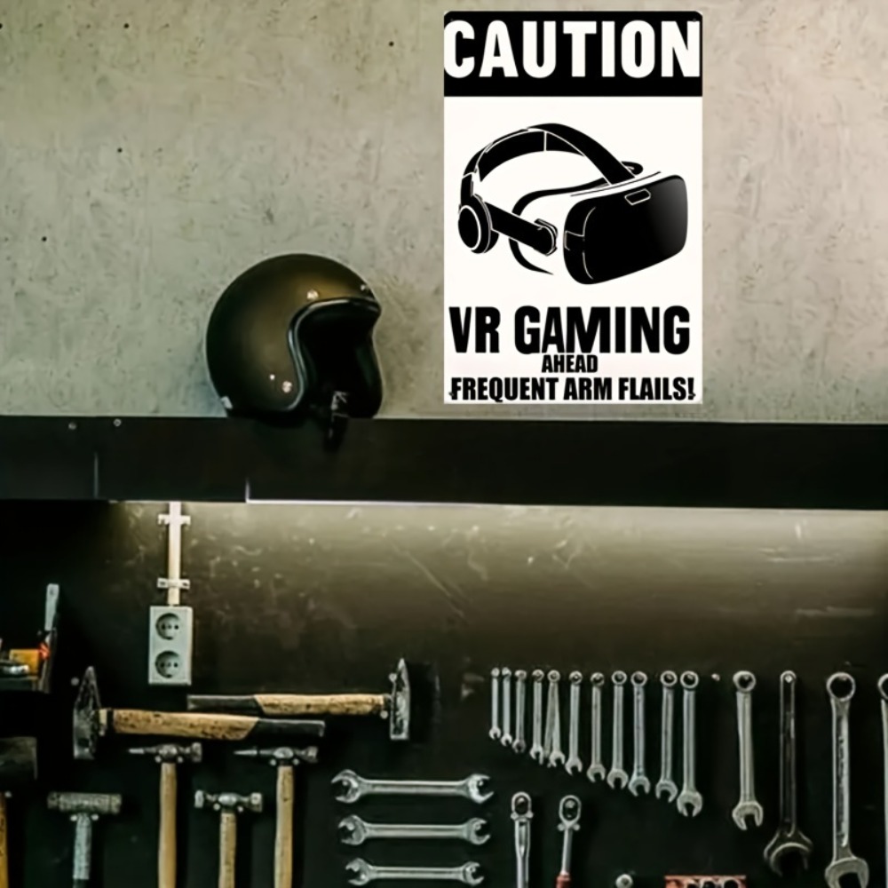 ป้ายโลหะเตือนความปลอดภัยสำหรับ - Retro Gaming In Vr บทวิจารณ์และราคา