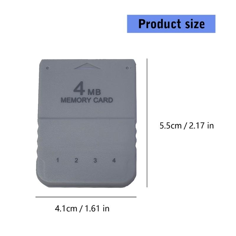 การ์ดหน่วยความจำ 4MB น้ำหนักเบ - Memory Card Ps1 บทวิจารณ์และราคา