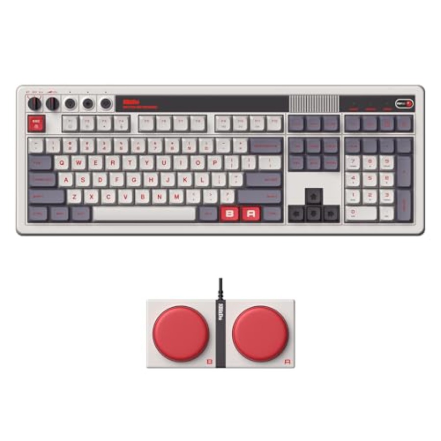 คีย์บอร์ดกลไก Retro 108 สำหรับ - Retro Gaming Uk บทวิจารณ์และราคา