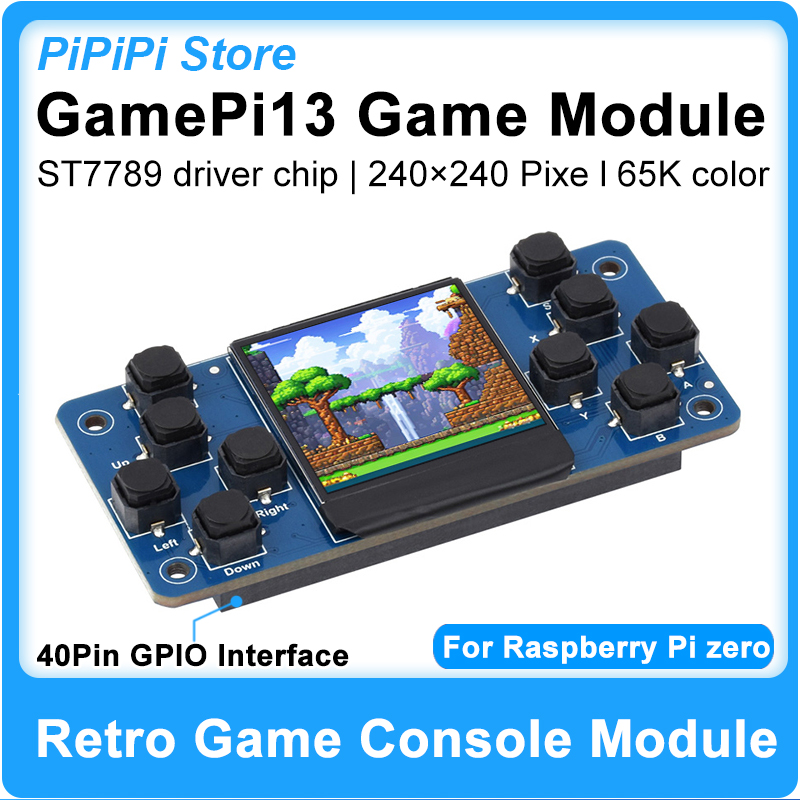 เกมพี 13 เรโทรเกมคอนโซลโมดูล 1 - Retro Gaming Raspberry Pi Zero บทวิจารณ์และราคา