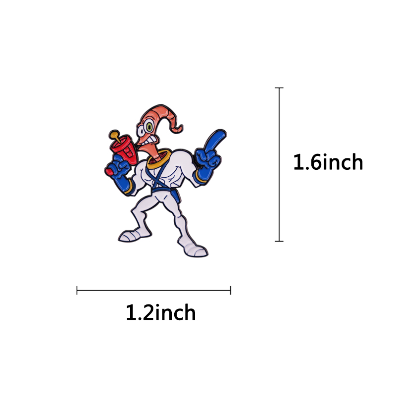 Retro เกม Earth Worm Jim เคลือ - Retro Gaming Gif บทวิจารณ์และราคา
