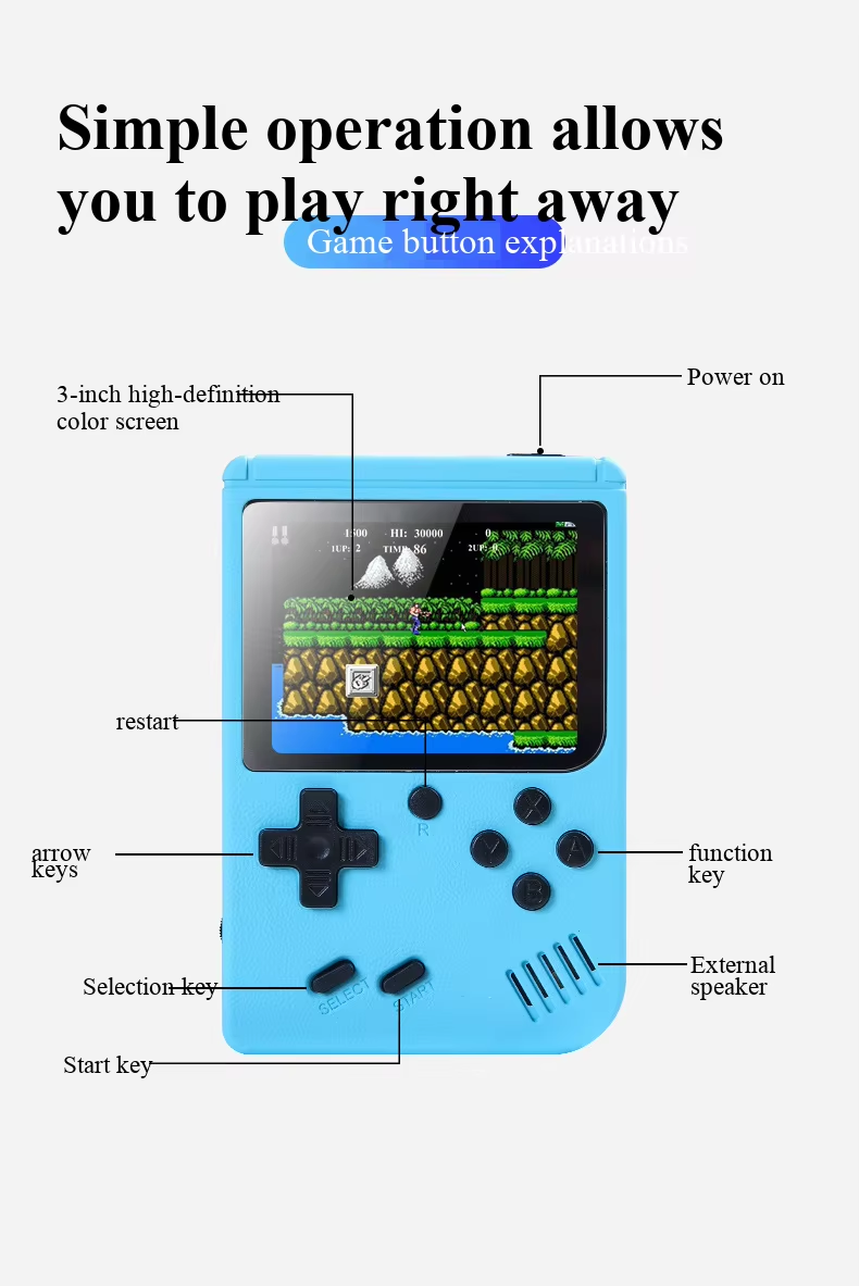 เครื่องเล่นเกมพกพา 400 in 1 มิ - Retro Gaming Aesthetic บทวิจารณ์และราคา