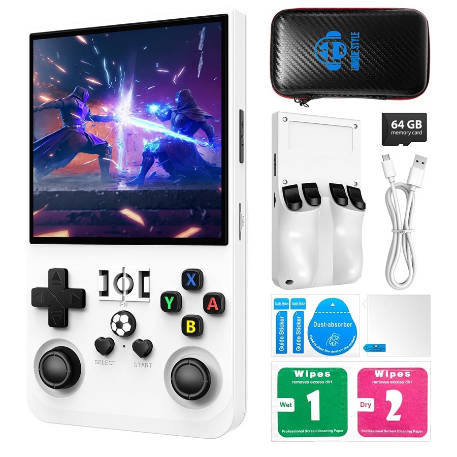 เครื่องเล่นเกมพกพา R36MAX โอเพ - Retro Gaming Handhelds บทวิจารณ์และราคา