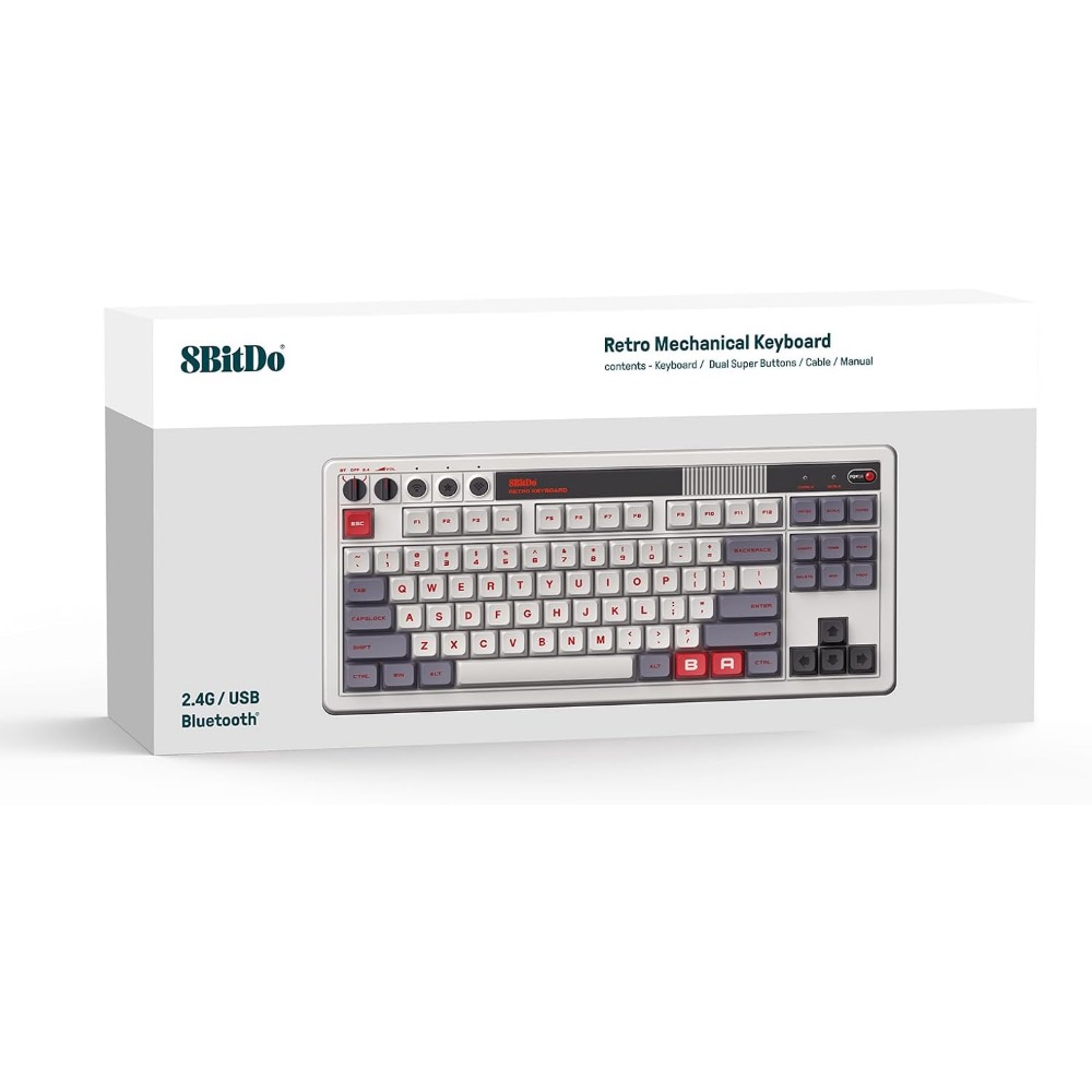 คีย์บอร์ดเกมมิ่งแบบ Retro Mech - Retro Gaming Uk บทวิจารณ์และราคา