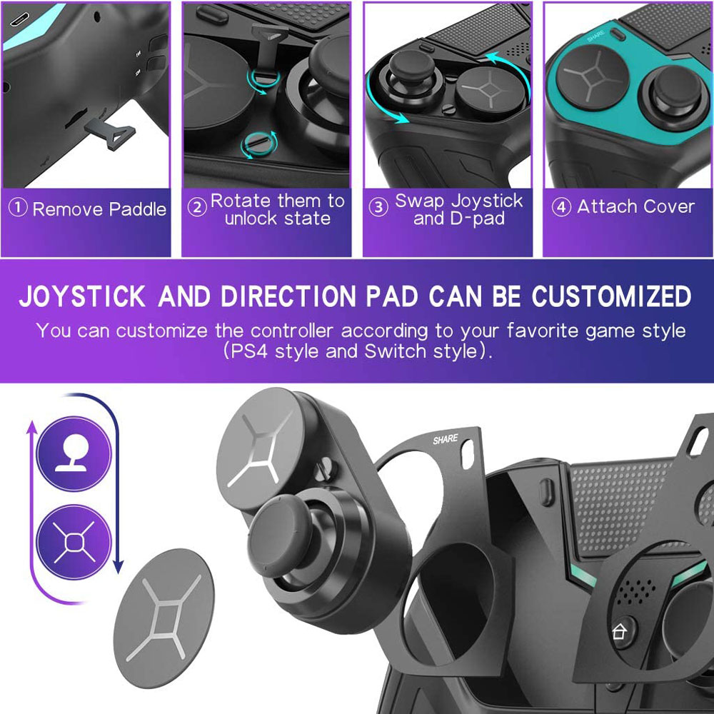 คอนโทรลเลอร์สำหรับ PS4 PS3 พีเ - Retro Gaming In Vr บทวิจารณ์และราคา
