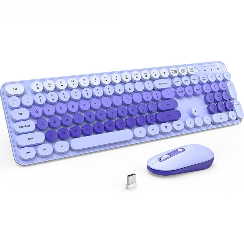 ชุดคีย์บอร์ดและเมาส์ไร้สายสีชม - Retro Gaming Uk บทวิจารณ์และราคา