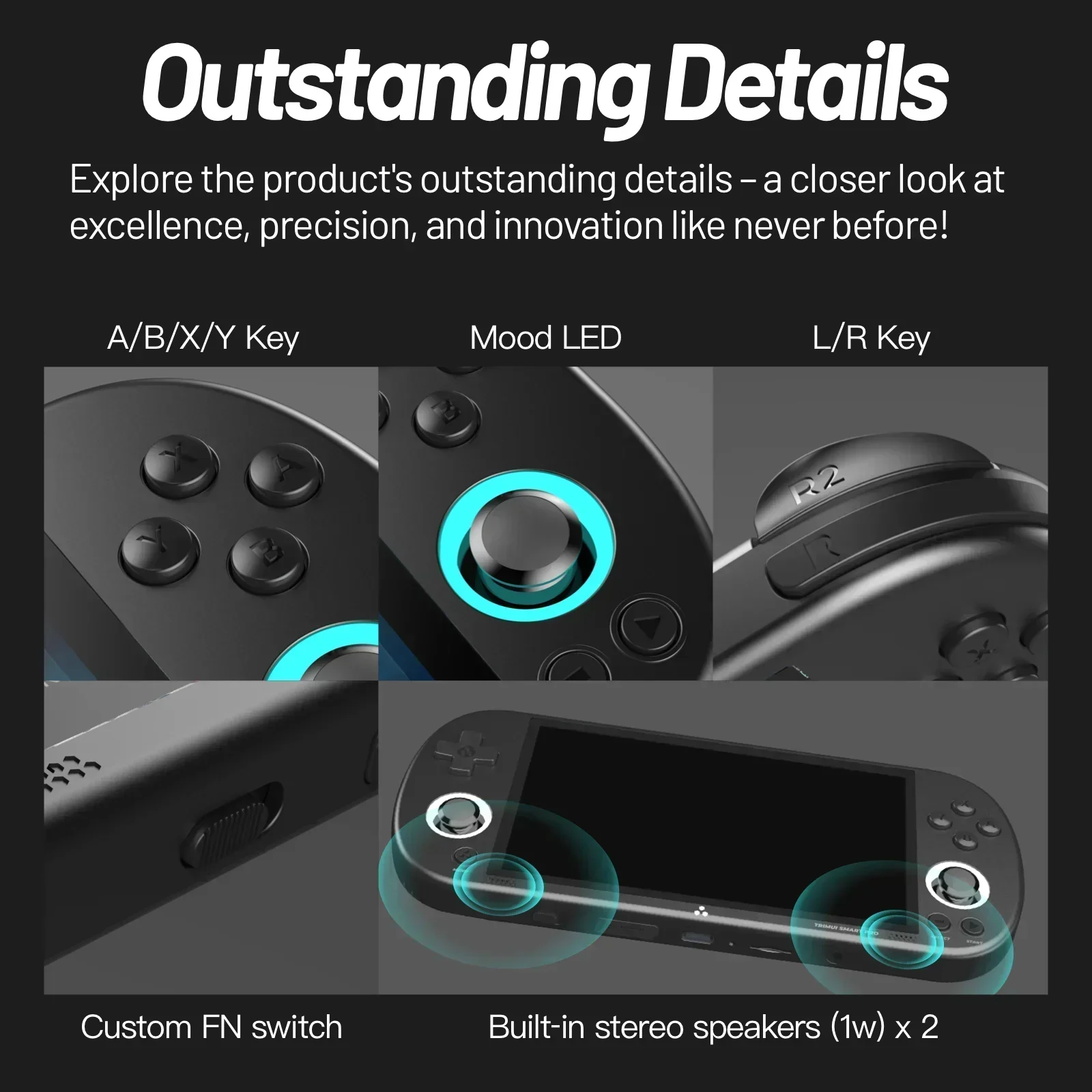 Trimui Smart Proคอนโซลเกมมือถื - Retro Gaming Joystick บทวิจารณ์และราคา