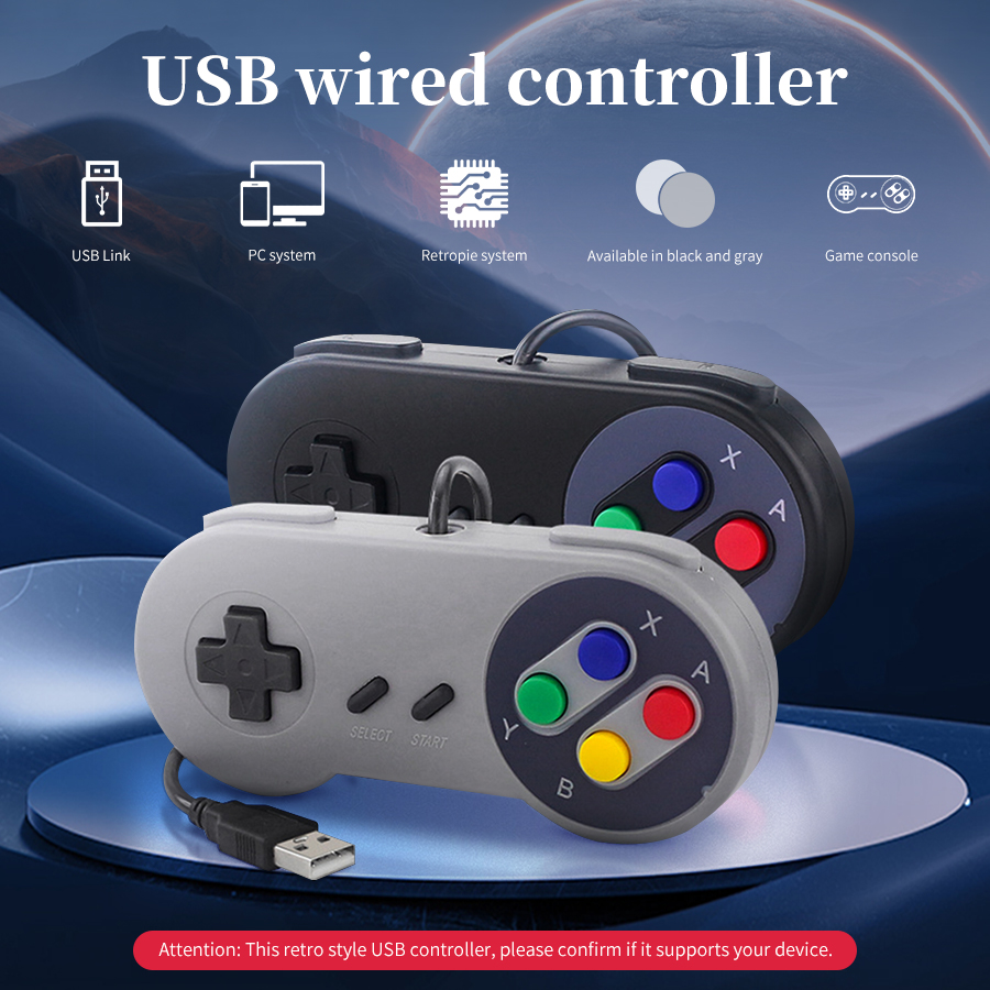จอยเกมย้อนยุคแบบ USB สำหรับพีซ - Raspberry Pi Retropie บทวิจารณ์และราคา