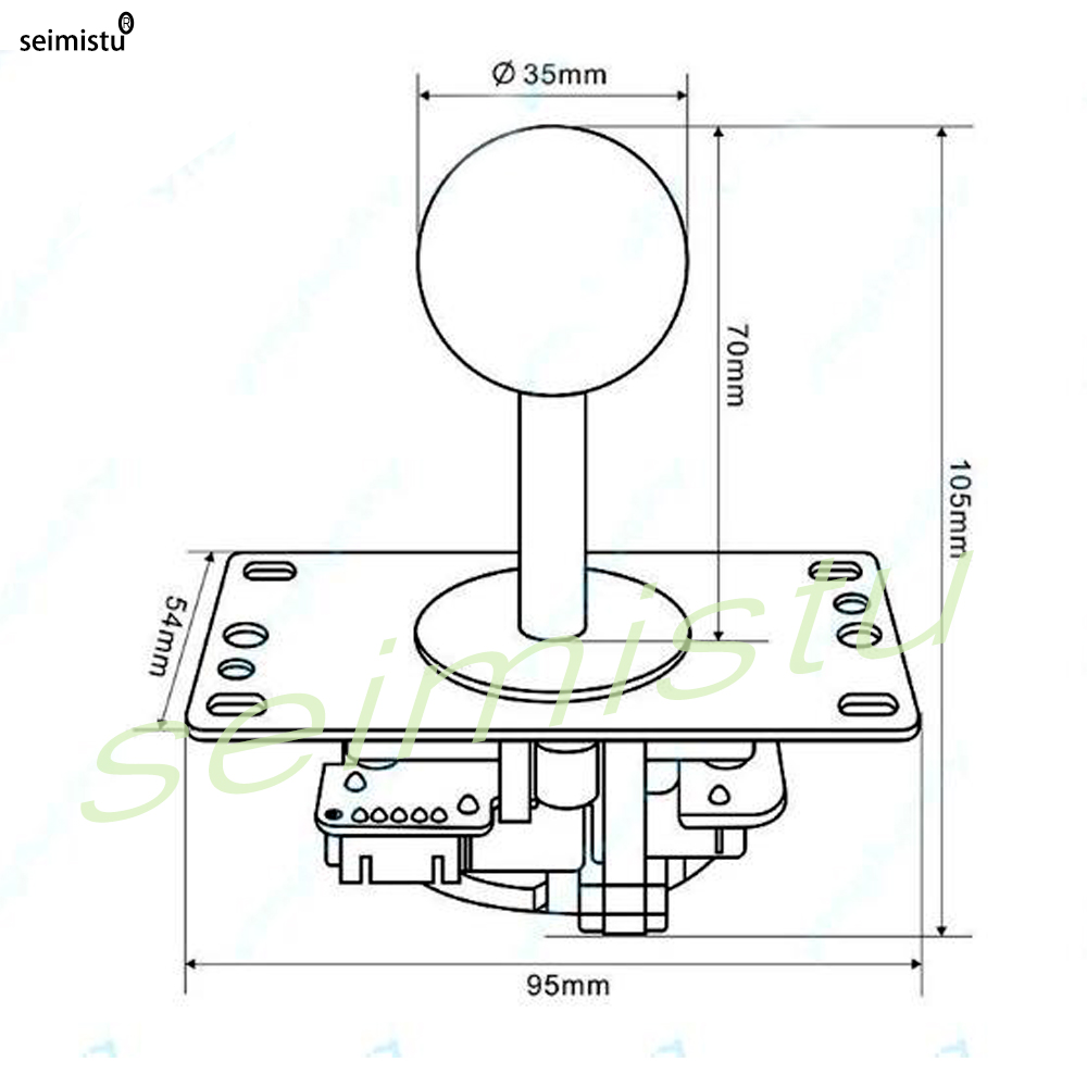 จอยสติ๊กคัดลอก Joystick Arcade - Retro Gaming Joystick บทวิจารณ์และราคา