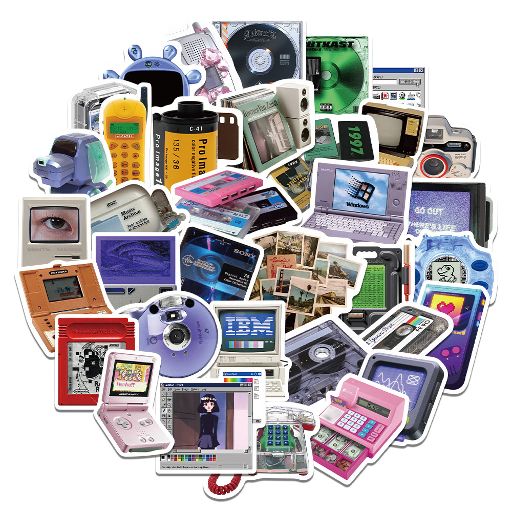 10/30/50pcs Retro น่ารักโทรศัพ - Retro Gaming Aesthetic บทวิจารณ์และราคา