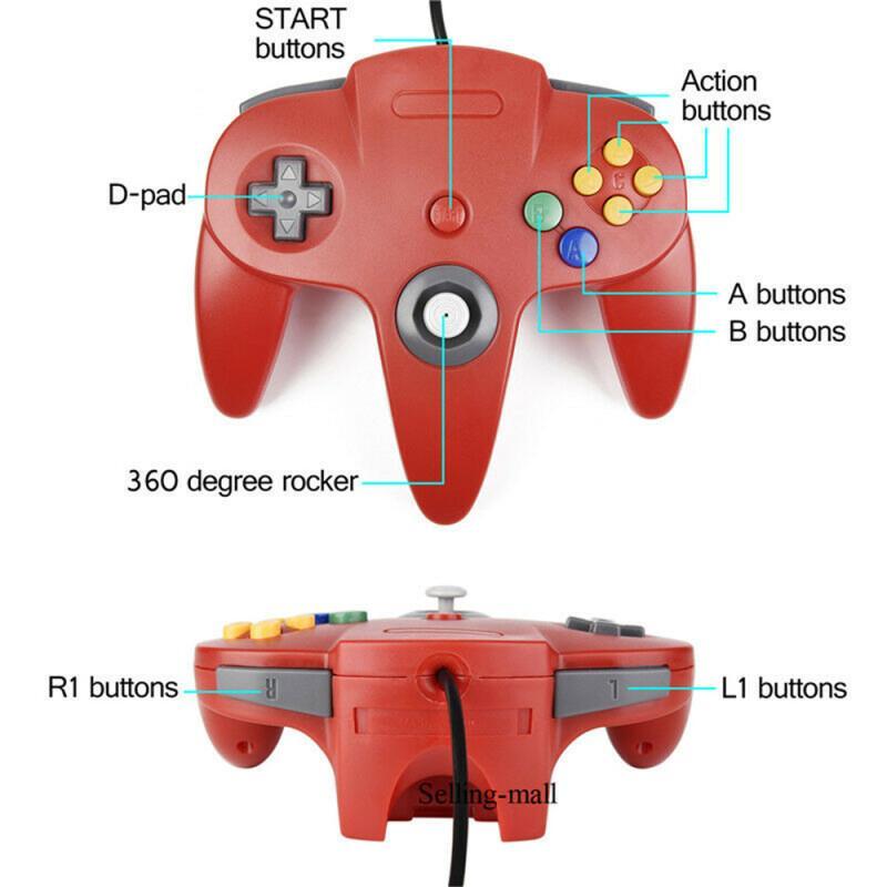 N64 Controller คลาสสิก USB แบบ - Retro Gaming Joystick บทวิจารณ์และราคา