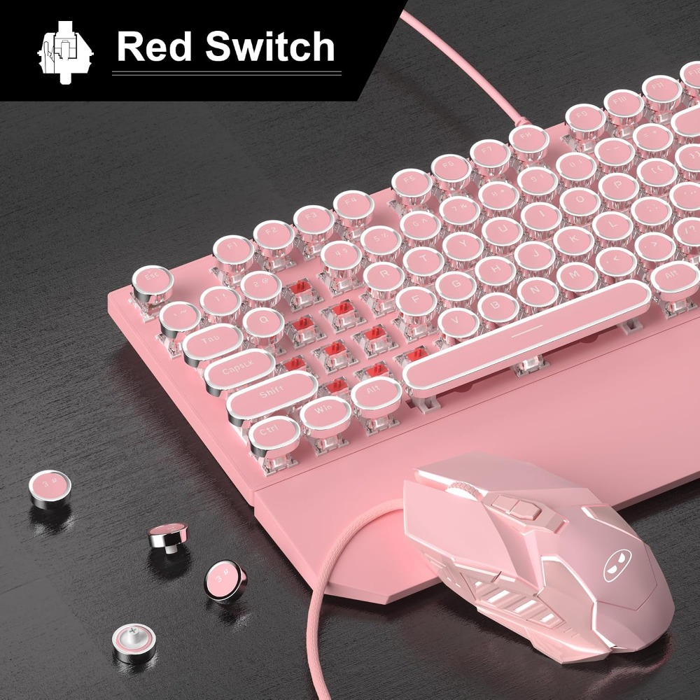คีย์บอร์ดและเมาส์แบบมีสายสไตล์ - Retro Gaming Uk บทวิจารณ์และราคา