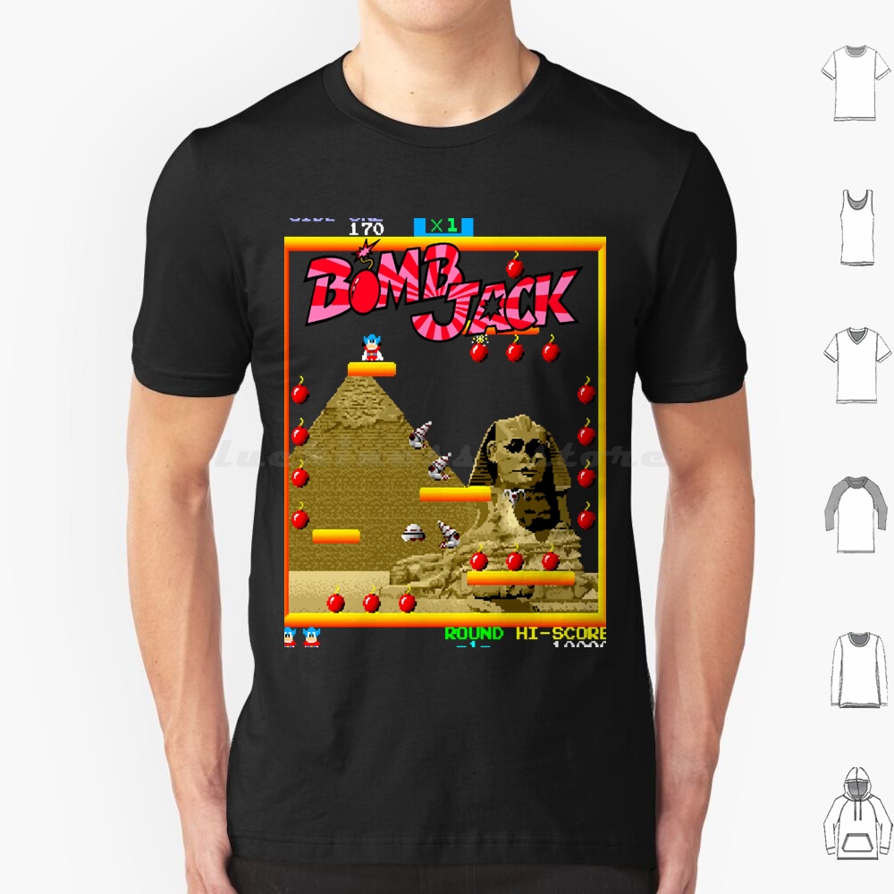 เสื้อยืด Mod.4 Arcade Jack Vid - Retro Gaming Juegos บทวิจารณ์และราคา